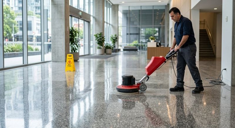 Commercial Floor Shining in Janesville, WI