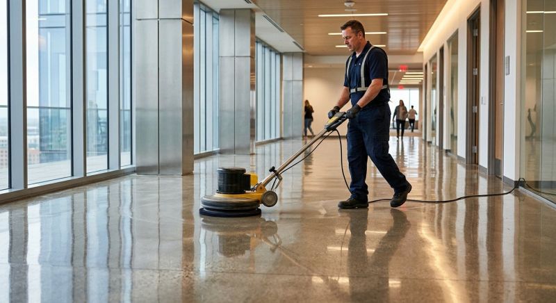 Commercial Floor Shining in Madison, WI