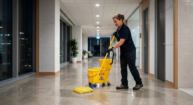 Commercial Kitchen Mopping in Conroe, TX