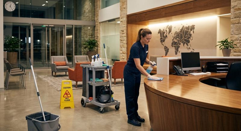 Reception Area Cleaning in Frisco, TX